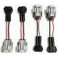 750cc Fuel Injectors Fi02-750-4 Fits 2002-2011 For Honda Acura K20a K24a 2006-2009 S2000 Turbo High Ohms