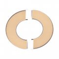 Uxcell Wall Split Flange Stainless Steel Round Escutcheon Plate For 90mm Diameter Pipe 2pcs