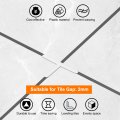Uxcell 200pcs Wall Floor Tile Plastic T Shape Spacers Tiling Tools 2mm 1 12 For Ceramic Installation White