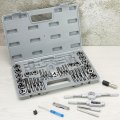 40 Piece Metric Tap And Die Set M3 M12 With Storage Case Hrc 53 Bearing Steel Wd40020 Threading Tool Kit T Handle Holder 