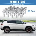 X Autohaux 20 Pcs Car Wheel Lug Bolts Replace No 6511051aa For Jeep Compass 2 4l 2017-2023 Cherokee M12x1 25 Studs Spacers