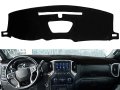 Dash Cover Mat Custom Fit For 2019-2022 Chevy Chevrolet Silverado Gmc Sierra 1500 2500hd 3500hd Without Head Up Display Forward 
