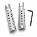Httmt Mt216-012- Chrome Footpeg Compatible With Cbr 1100xx Blackbird 600 F F2 F3 F4 F4i 600rr 900rr 929rr 954rr 1000rr Rvt1000r