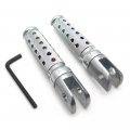 Httmt Mt216-012- Chrome Footpeg Compatible With Cbr 1100xx Blackbird 600 F F2 F3 F4 F4i 600rr 900rr 929rr 954rr 1000rr Rvt1000r