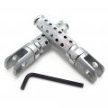 Httmt Mt216-012- Chrome Footpeg Compatible With Cbr 1100xx Blackbird 600 F F2 F3 F4 F4i 600rr 900rr 929rr 954rr 1000rr Rvt1000r