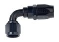 Fragola 3000 Series Power Flow 90 Degree Bent Tube Hose End -20 An Black 