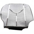 Secosautoparts Driver Side Bottom Dark Gray 692 69i Replacement Leather Seat Cover Compatible With Chevy Silverado Avalanche