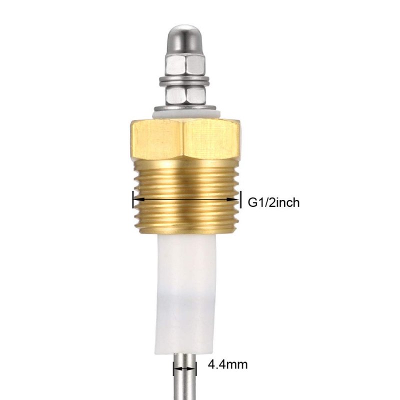 G1 2inch Thread Level Pin Liquid Indicator Electrode Probe 4 4x342mm For Steam Boiler Swimming Pool