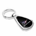 Ipick Image For Ford Mustang Pony In Usa Flag Black Dome Chrome Metal Teardrop Key Chain Keychain Official Licensed