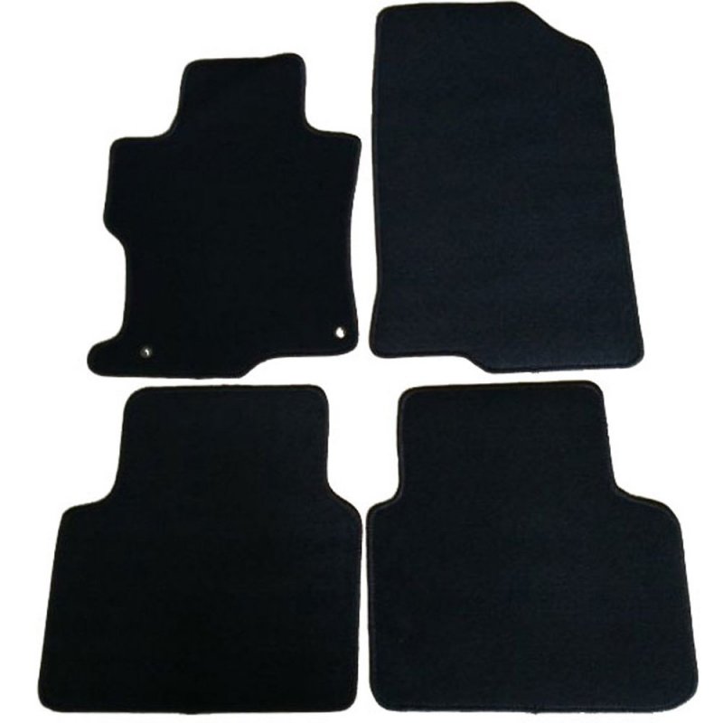 Floor Mats For 2008-2012 Honda Accord 2dr 4dr Factory Fitment Car Carpets Front Rear Nylon By Ikon Motorsports