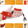 M Mati Stop Kill Switch Safety Lanyard Band Tether Cord For Mastercraft Wet Jet Jet-ski Duo 300 Kraze Zx 1995-1997 9102-4020-00
