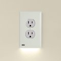 Snappower 3 Pack Guidelight 2 For Outlets New Version Led Light Bar Night Electrical Outlet Wall Plate Withs Automatic On Off 