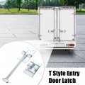 X Autohaux 3 Set 6 Inches Carbon Steel T Style Entry Door Latch Catch Holder For Rv Trailer Camper Exterior Hold Hook