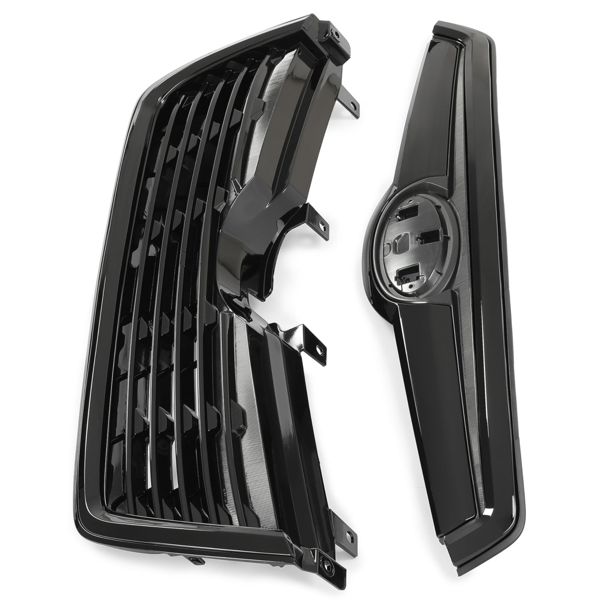 Front Bumper Grille Assembly For 2019 2021 Subaru Forester Black Abs Plastic Replacement Grill Cb-4255
