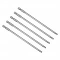 Uxcell 5 Pcs H4 Magnetic Hex Head Screwdriver Bits 1 4 Inch Shank 9-inch Length S2 Power Tools
