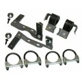 64-72 Chevelle Gto 2 5 In Dual Exhaust System Tail Pipe Hanger Muffler Set Kit 6 Piece Factory Correct Hangers For Gm A Body 