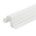 20ft Kerf Weather Stripping Door Seal V-shaped Strip Foam Soundproof Weatherstripping For Large Gaps Insulation White Cover 