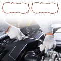 Hoypeyfiy 2 Pieces Valve Cover Gaskets Set Repair Kit Vs50080 Gasket Auto Parts Replacement For Gm 6 Cylinder 3800 Series