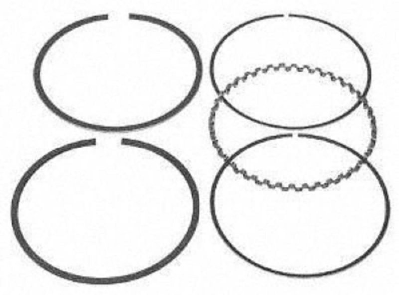 41618 Engine Piston Ring Set Chrome For Vehicle Specific Fit Machined Finish