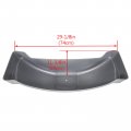 Hecasa Set Of 2 Single Axle Trailer Fenders 13 Wheels Tires Plastic Fender Top Step Skirt Boat W O Gray