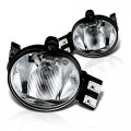 Instyleparts Dodge Ram 1500 2500 3500 Clear Lens Fog Lights With Chrome Housing 