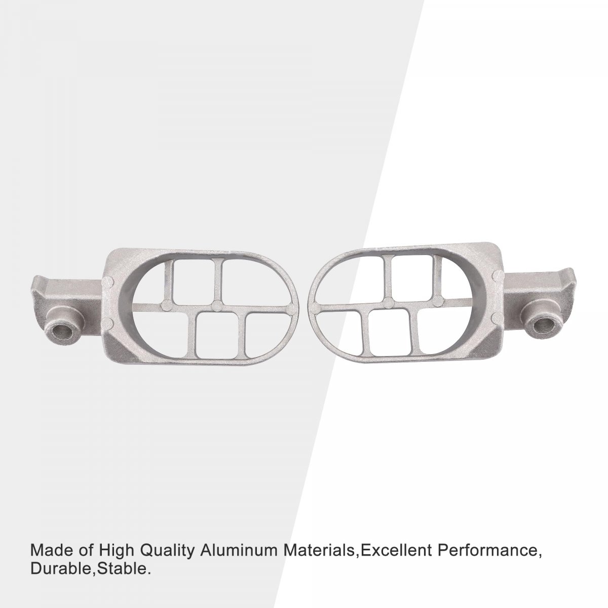 8mm Aluminium Foot Pegs For 50cc 70cc 90cc 110cc 125cc Taotao Dirtbike Silver Motocross Mx Rest Replacement Pw50 Pw80 Ttr90 Pit