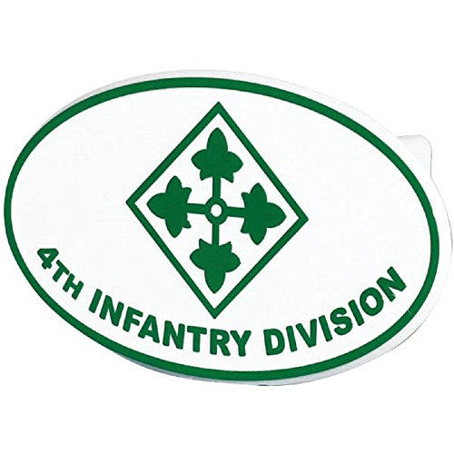 Us Army 4th Infantry Division Abs Hitch Cover With Quick Loc