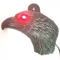 Smt-black Eagle Head Horn Cover For 1992 And Up H-d With Side Mount Cowbell All V-rod S Red Led Light Motorcycle B00zzlj2ps