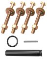 4 Pcs Brake Cage Bolt W 1 X 3 Socket Tool Semi Truck Air Spring Chamber Repair Replaces Bendix 800921 
