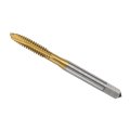 3 16-24 Unc B2 Spiral Point Thread Tap Screw Threading Tapping Tool Titanium Coated 6542 High Speed Steel Machine Taps Bit