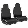 Cata Waterproof Car Seat Covers For Fronts 2 Pack With Gray Trim A Durable Neoprene Cars Fits 95 Of Trucks Suv Ideal Seat 