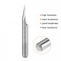 Uxcell Wood Engraving Bit Solid Carbide 3 175mm 1 8 Shank 30 Degree 0 3mm Tip Cnc Router Tool For Acrylic Pvc Mdf Pcb Carving