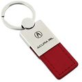 Acura Rl Red Leather Car Fob Key Chain Ring Hpd