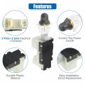 X Autohaux Stop Lamp Switch Stoplight Assembly For Chevrolet P30 1994-1999 No 25523463 22547839 19330547 22547838 Plastic Metal