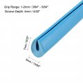 Edge Trim U Seal Blue Pvc Plastic Channel Protector Fits 3 64 5 20 Feet Length