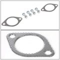 Aluminum Exhaust Manifold Header Gasket Set Compatible With Mni Cooper Convertible Non-turbo 02-08