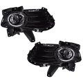Fog Light Assemblies For Fusion 2013 2014 2015 2016 Ds7z-15266-b Ds7z-15266-a Clear Lens Front Left And Right Pair With Bulbs 