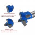 Uxcell Forstner Drill Bits 18mm Tungsten Carbide Wood Saw Auger Opener Woodworking Hinge Hole Drilling Boring Bit Cutter Blue