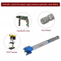 Uxcell Forstner Drill Bits 18mm Tungsten Carbide Wood Saw Auger Opener Woodworking Hinge Hole Drilling Boring Bit Cutter Blue