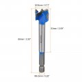 Uxcell Forstner Drill Bits 18mm Tungsten Carbide Wood Saw Auger Opener Woodworking Hinge Hole Drilling Boring Bit Cutter Blue