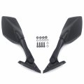 Httmt- Rearview Mirror Carbon Fiber Short Stem Side Compatible With Yamah 15-21 Yzf-r3 14-21 Yzf-r25 15-20 Nmax 125 155 P N
