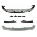 Antuko 4pcs Black Front Lower Bumper Honeycomb Mesh Grille Grill And Lips Kits Replacement For 2015 2016 Focus