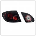 Acanii For Black 2003-2008 Toyota Corolla Tail Lights Brake Lamps Taillights Taillamps Left Right 2004 2005 2006 2007