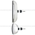 One Set Rear View Main Mirror Flat And Wide Angle Convex Chrome Fit 2003-2023 Freightliner 108sd 114sd M2 100 106 112 Bussiness
