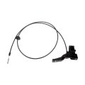 Hood Release Cable For Saturn Vue 2002 2003 2004 2005 2006 2007 Steel With Plastic Outer And Handle Replaces 15291964 22625036 