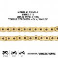 Niche Drive Sprocket Chain Combo For Honda Cbr1000rr Front 16 Rear 41 Tooth 530vm-x X-ring 114 Links