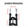 Gxywady Motorcycle Front Fork Shock Suspension Complete Assy Replacement For Honda Xr50 Crf50 Crf Xr 2004-2014 Drum Brake Black