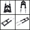 Gxywady Motorcycle Front Fork Shock Suspension Complete Assy Replacement For Honda Xr50 Crf50 Crf Xr 2004-2014 Drum Brake Black