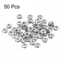 Uxcell Self -clinching Nuts 8-32 X 0 13-inch Stainless Steel Rivet Nut Round Head Metal Sheet Mounting Hardware Fastener 50pcs