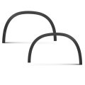 Pit66 2pcs Front Fender Trim Compatible With Benz Gla250 Submodel 4matic Base 2015-2020 Fit Gla45 Amg 2015-2019 1568852322 